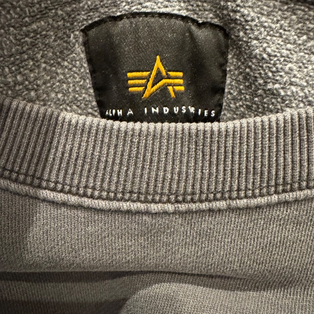 Alpha Industries Mens Heavy Duty Sweatshirt - Picture 5 of 6